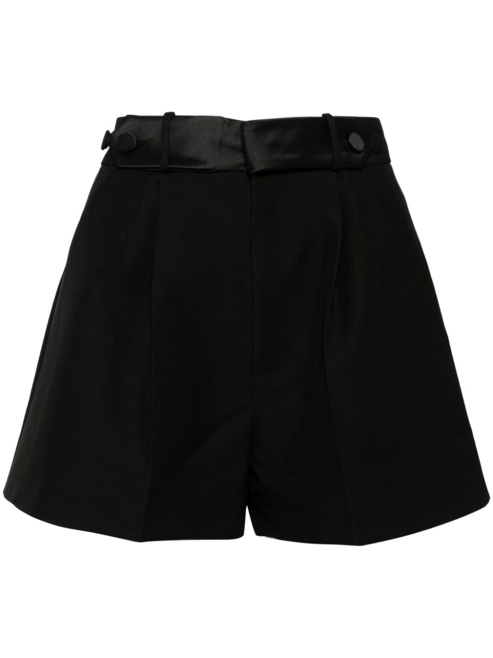 High-waisted shorts - Black