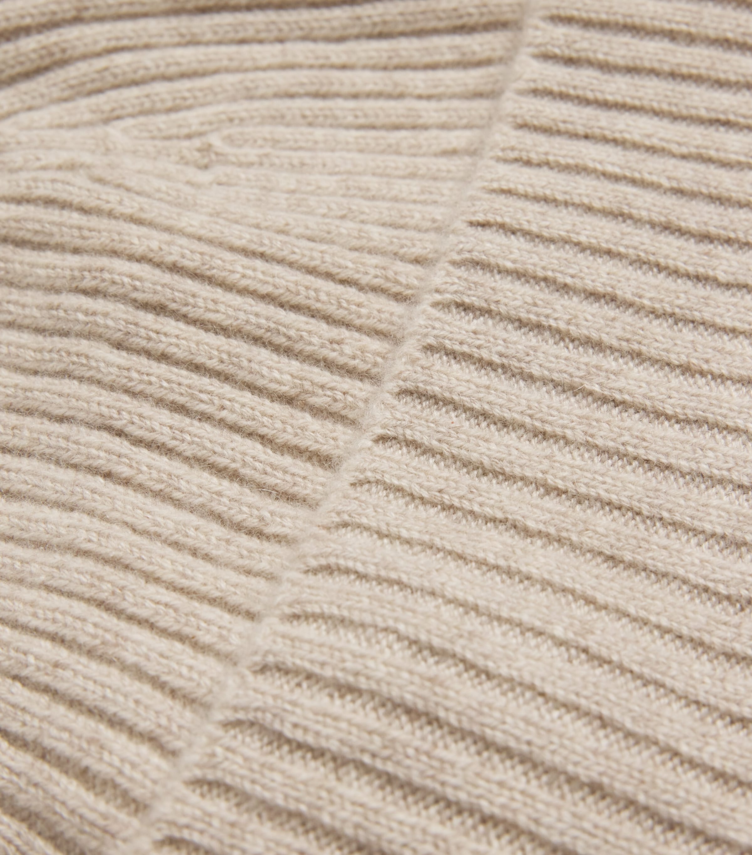 Cashmere Ribbed Beanie