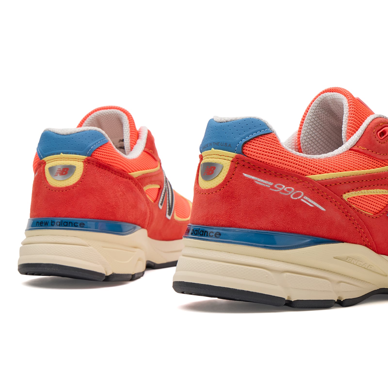 990v4 Sneaker Urgent Red
