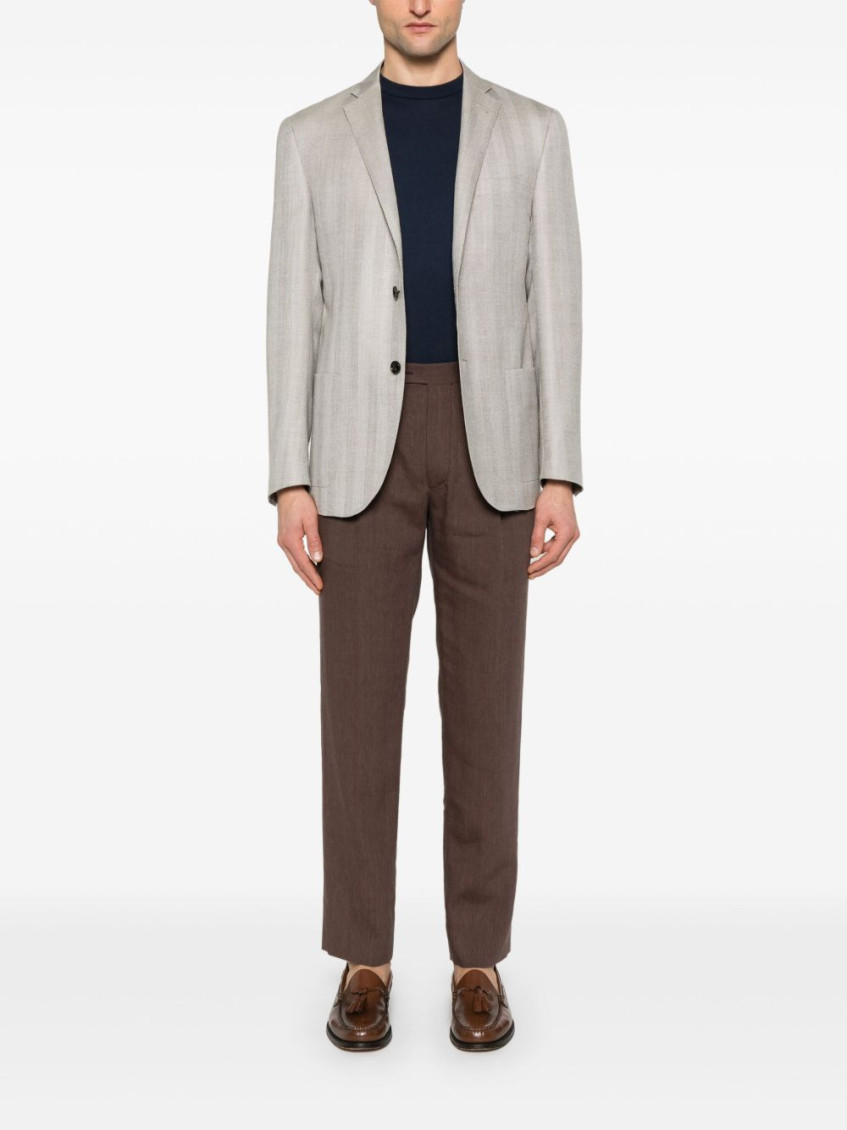 Brown Elegant Trousers