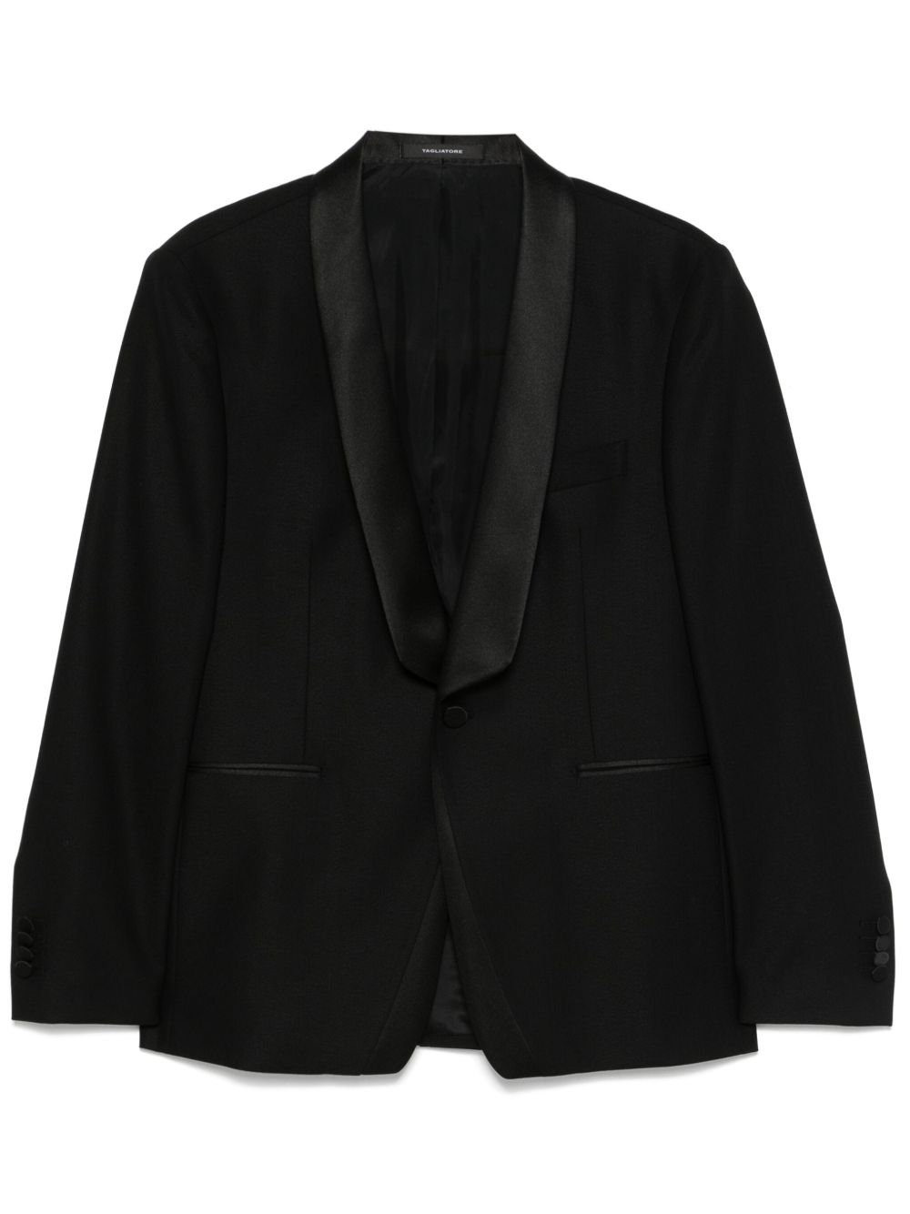 Shawl-lapels blazer - Black