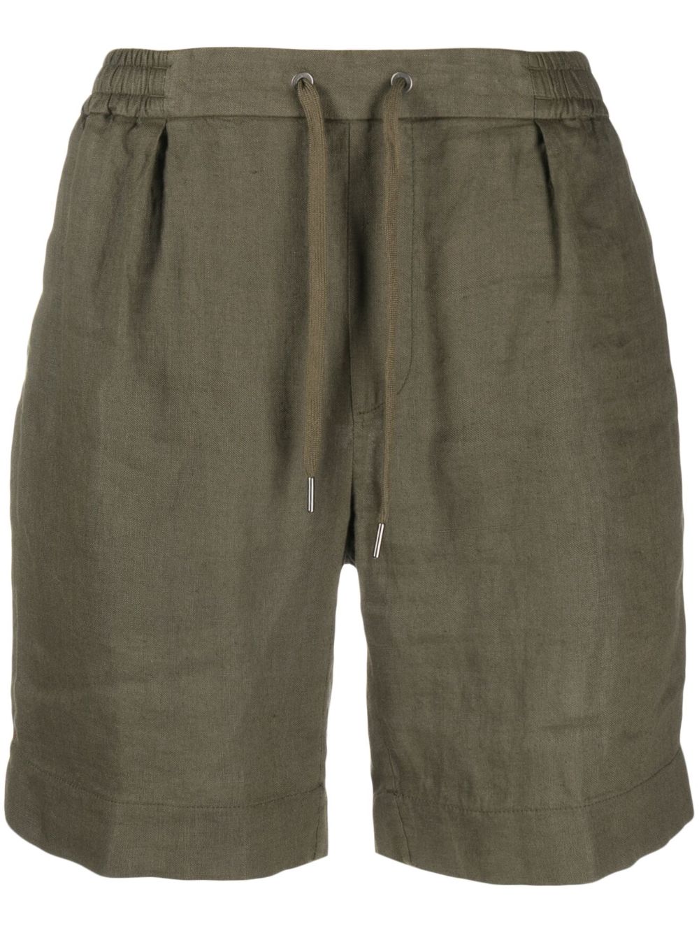 Dorset drawstring linen shorts - Green