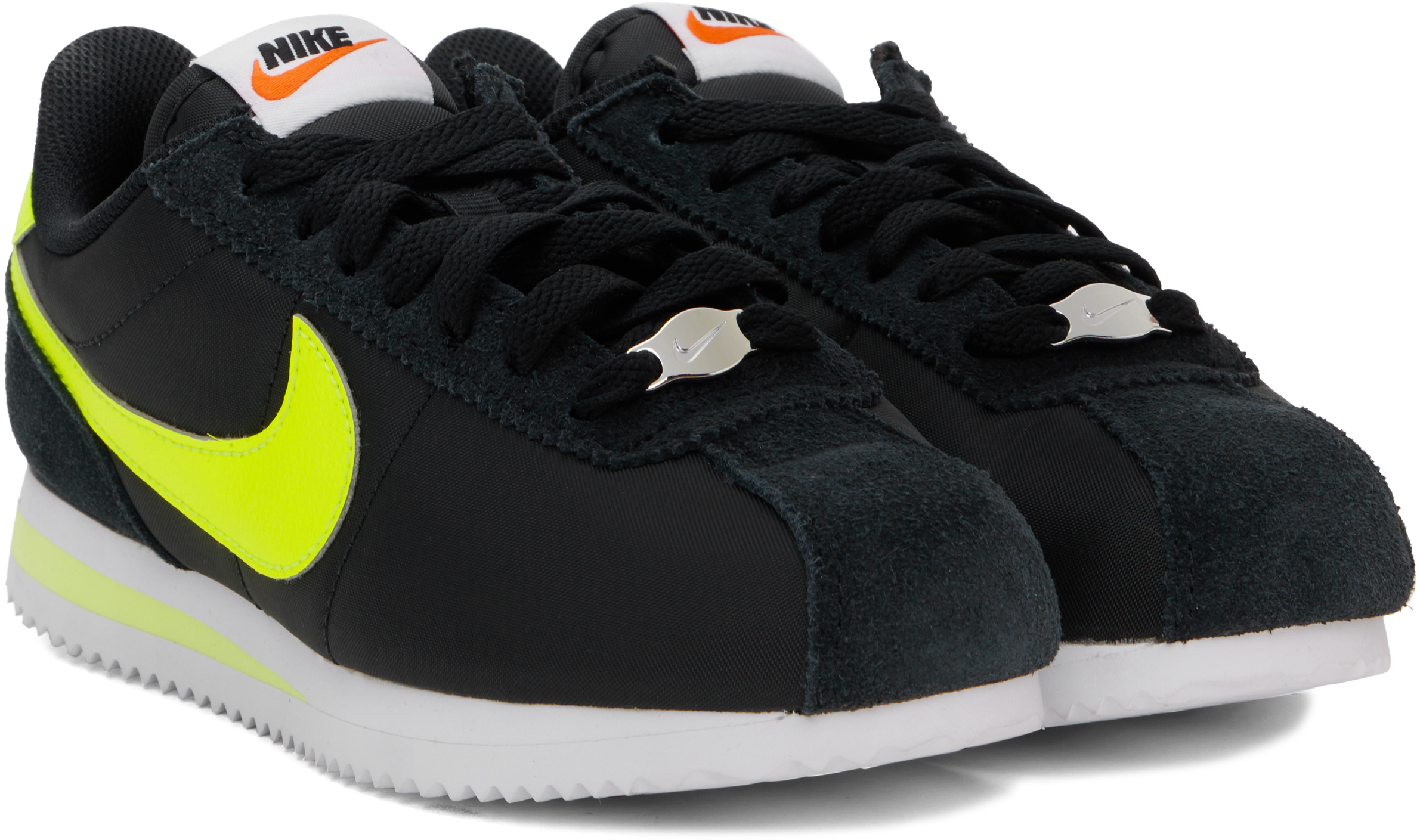 Black & Yellow Cortez Sneakers