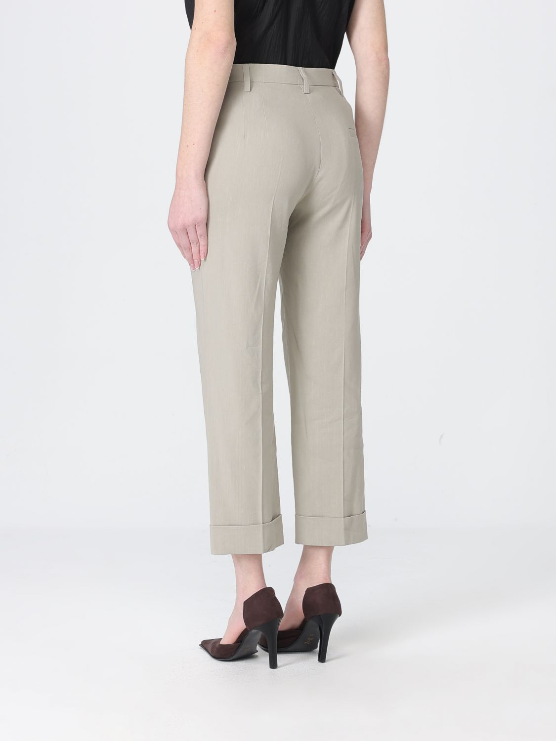 Pants Woman color Pearl