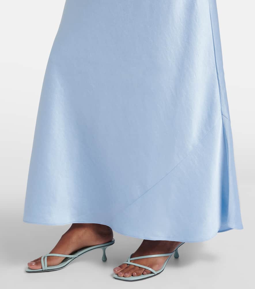 Twisted satin gown