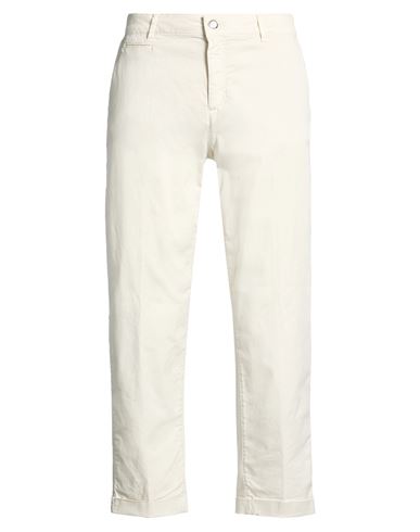 Man Pants Cream Size 32 Cotton, Lyocell, Elastane