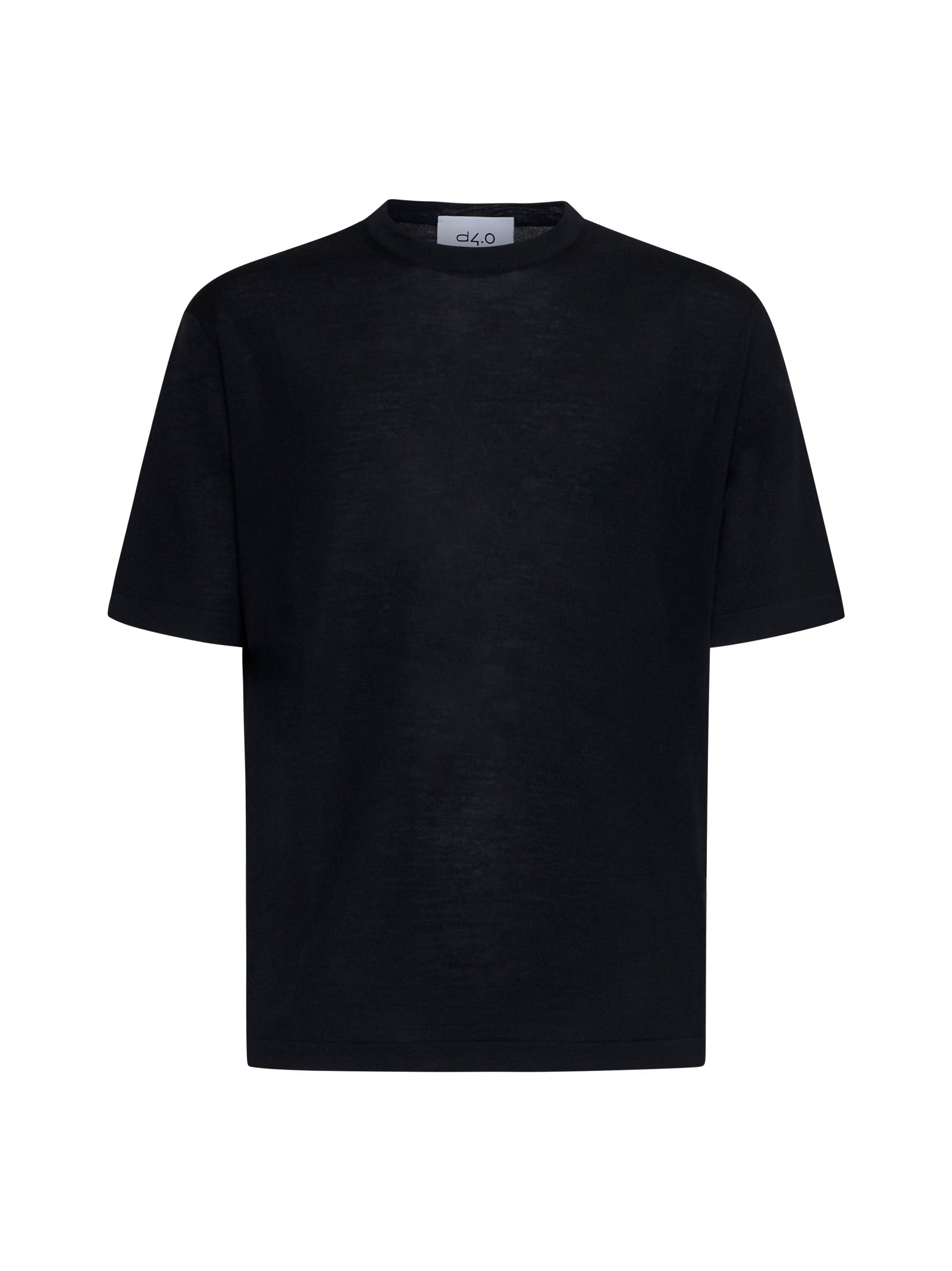 Virgin Wool T-Shirt — Black