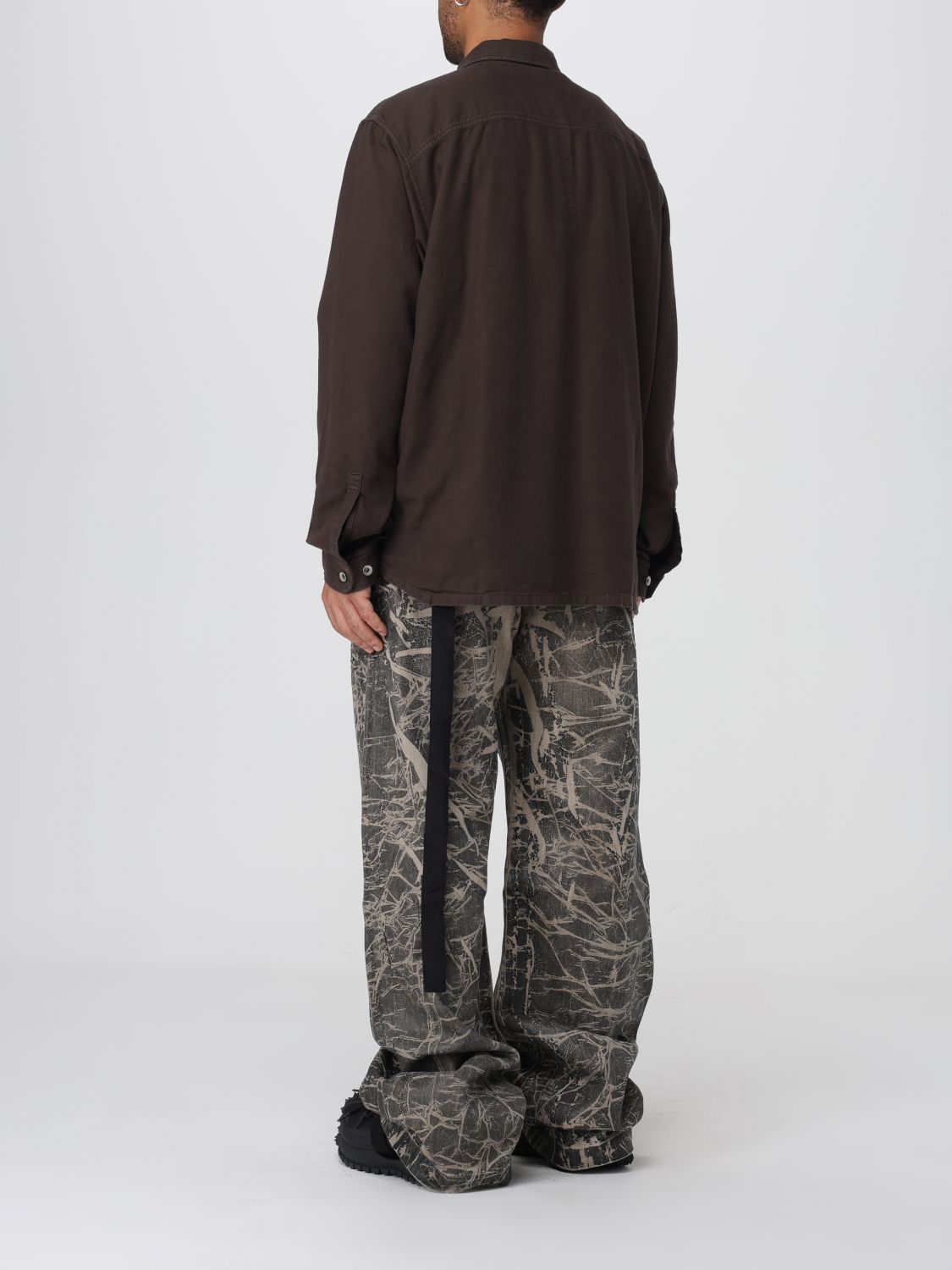 Shirt Men color Brown