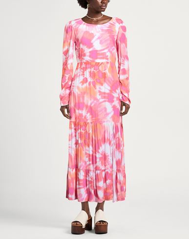 Woman Maxi dress Coral Size 0 Viscose