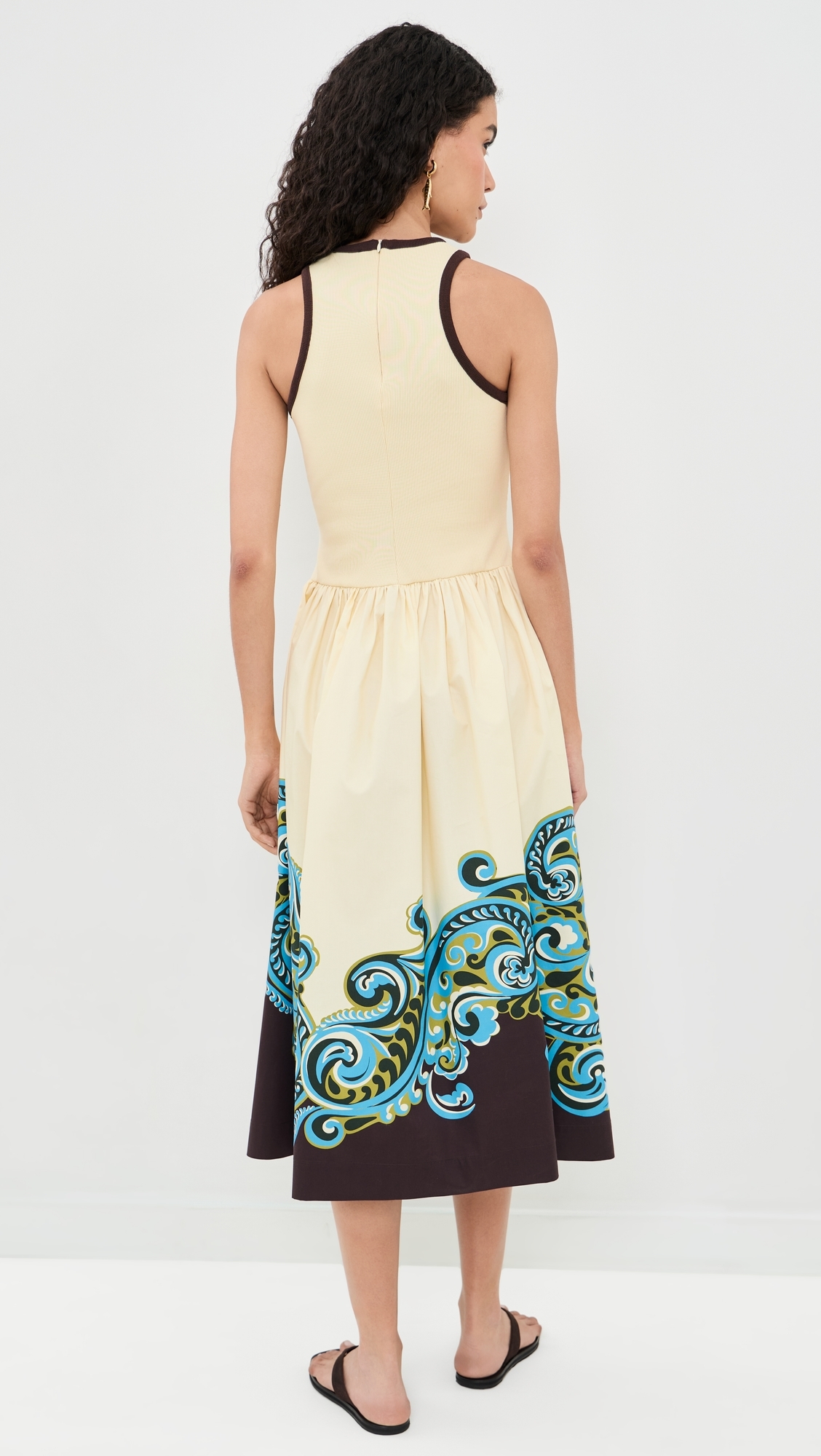 Natalia Tank Midi Dress Cream