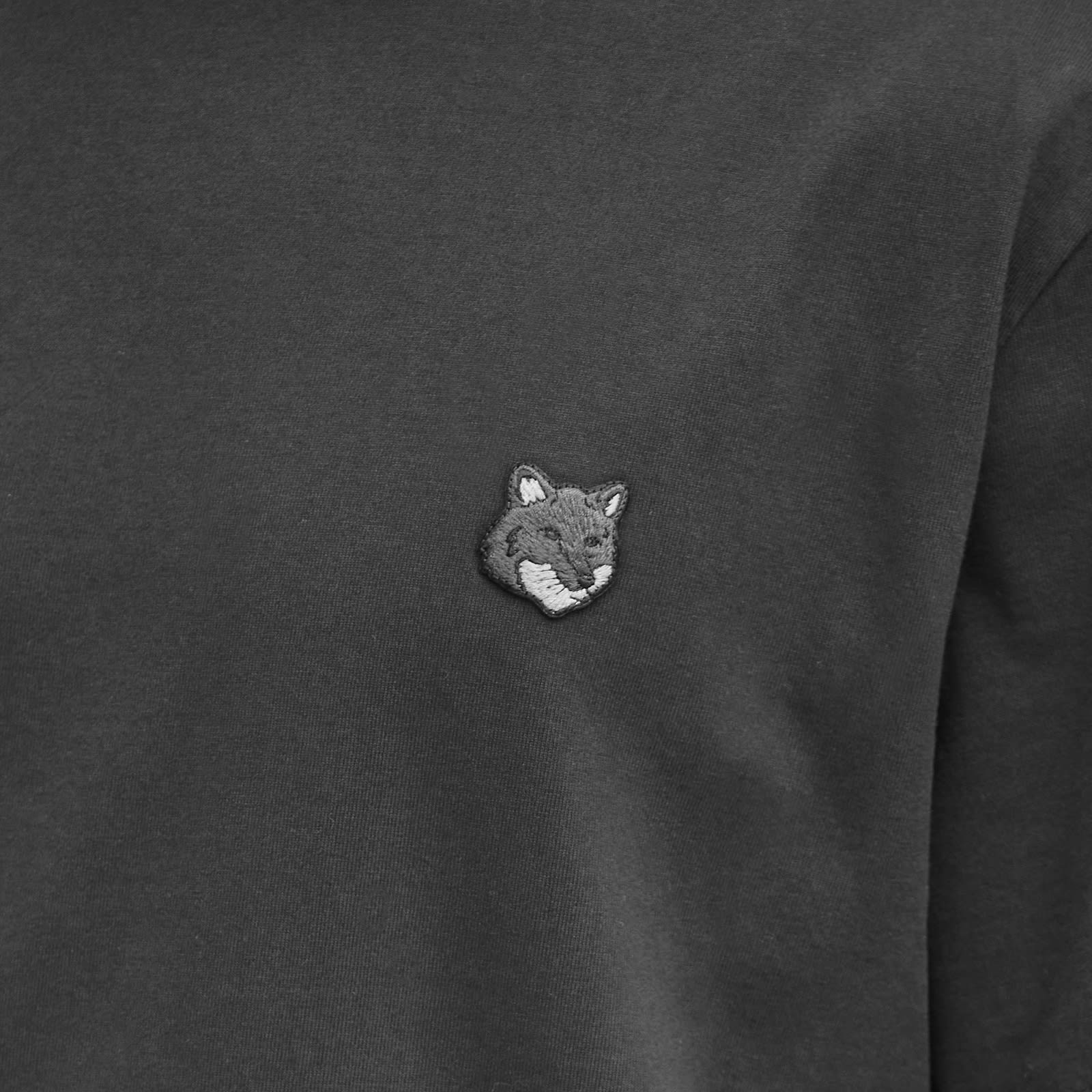 Men's Bold Fox Head Patch Comfort T-Shirt in Black, Size Medium 