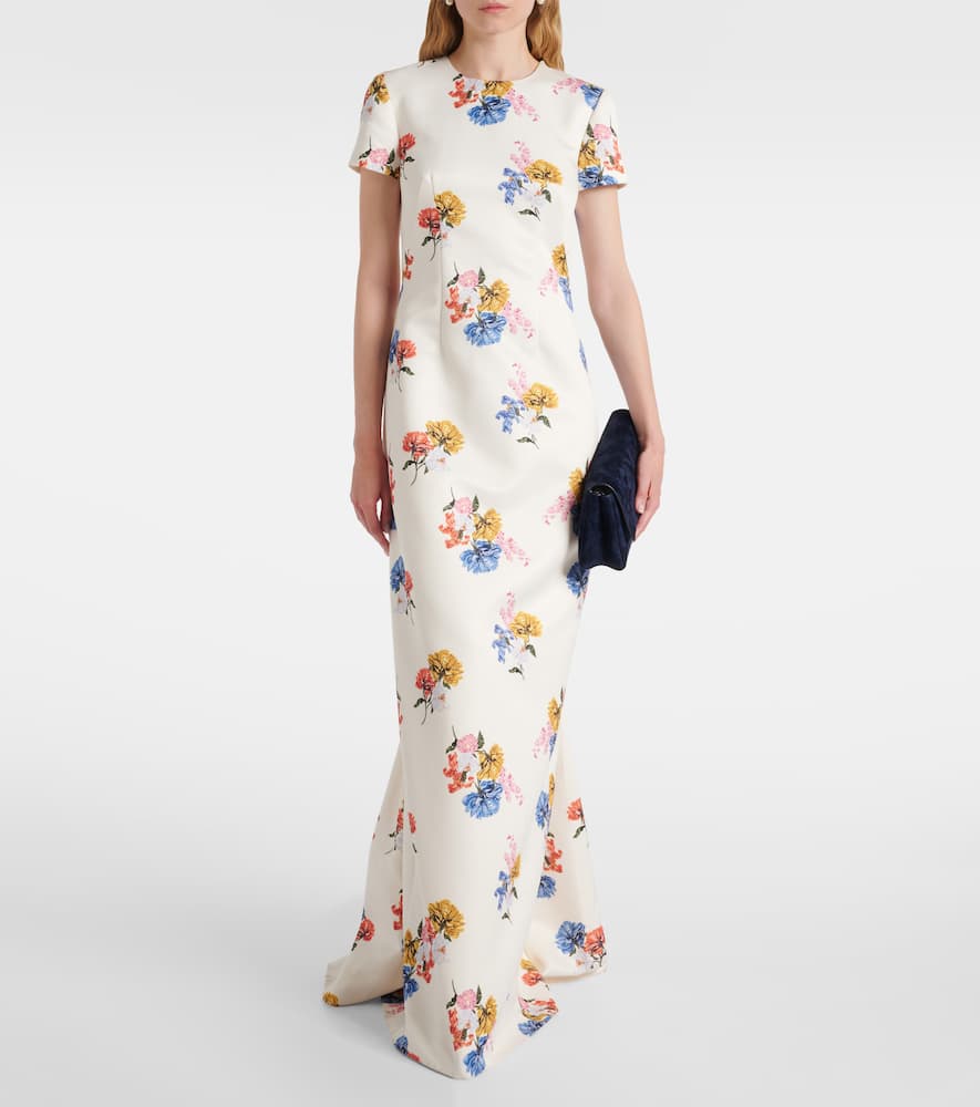 Fosette floral maxi dress