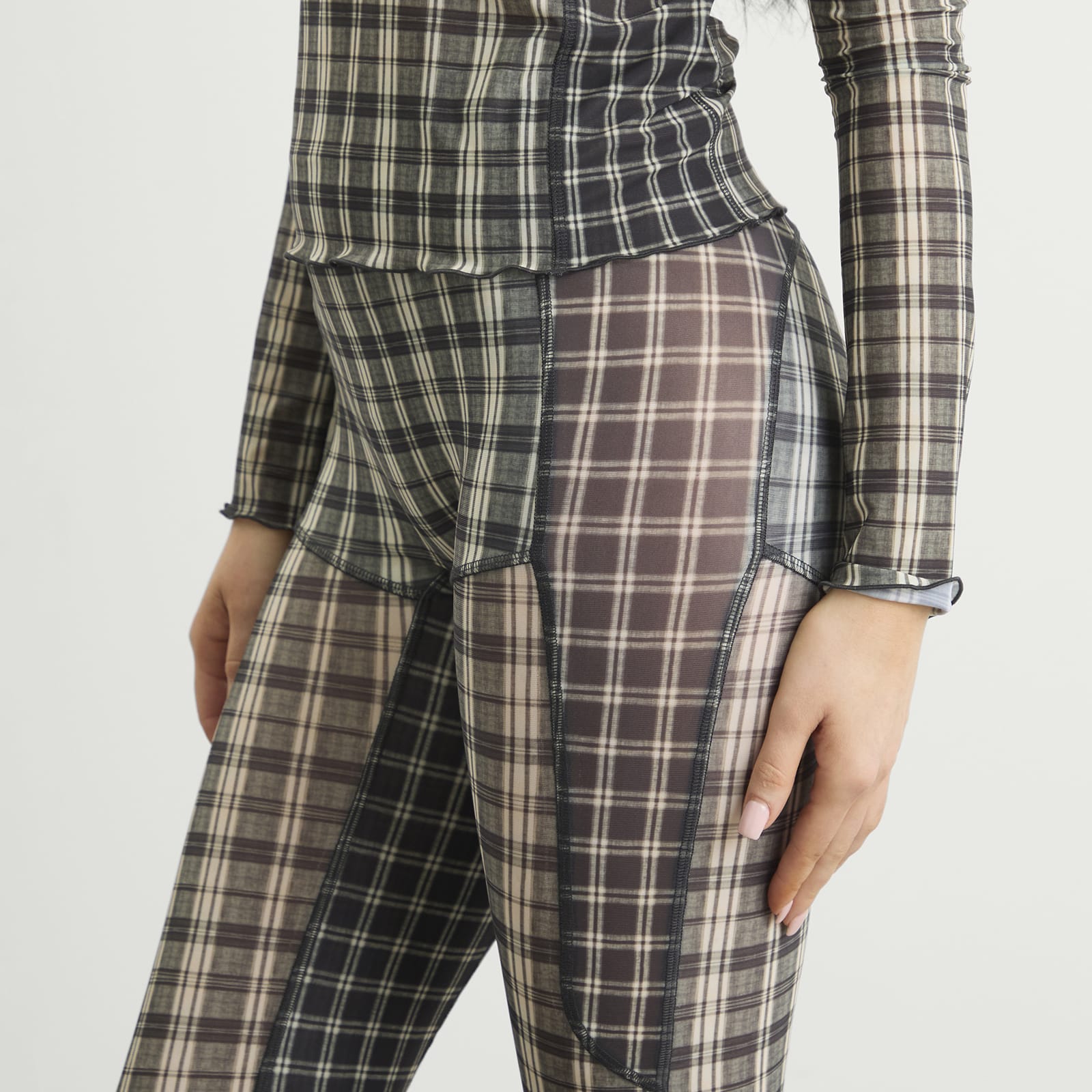 Women's Halcyon Leggings in Combi Check