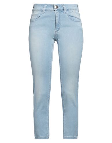 Woman Jeans Blue Size 4 Cotton, Elastane