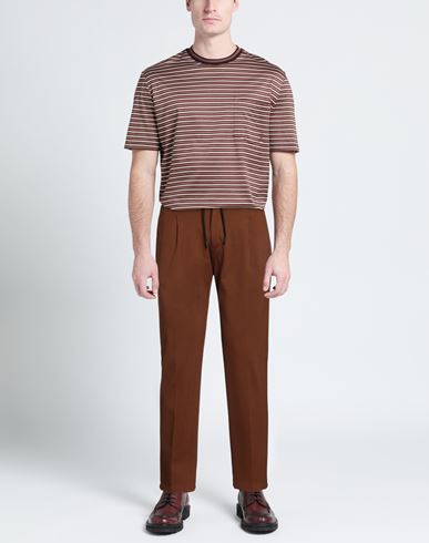 Man Pants Brown Size 36 Viscose, Nylon, Elastane