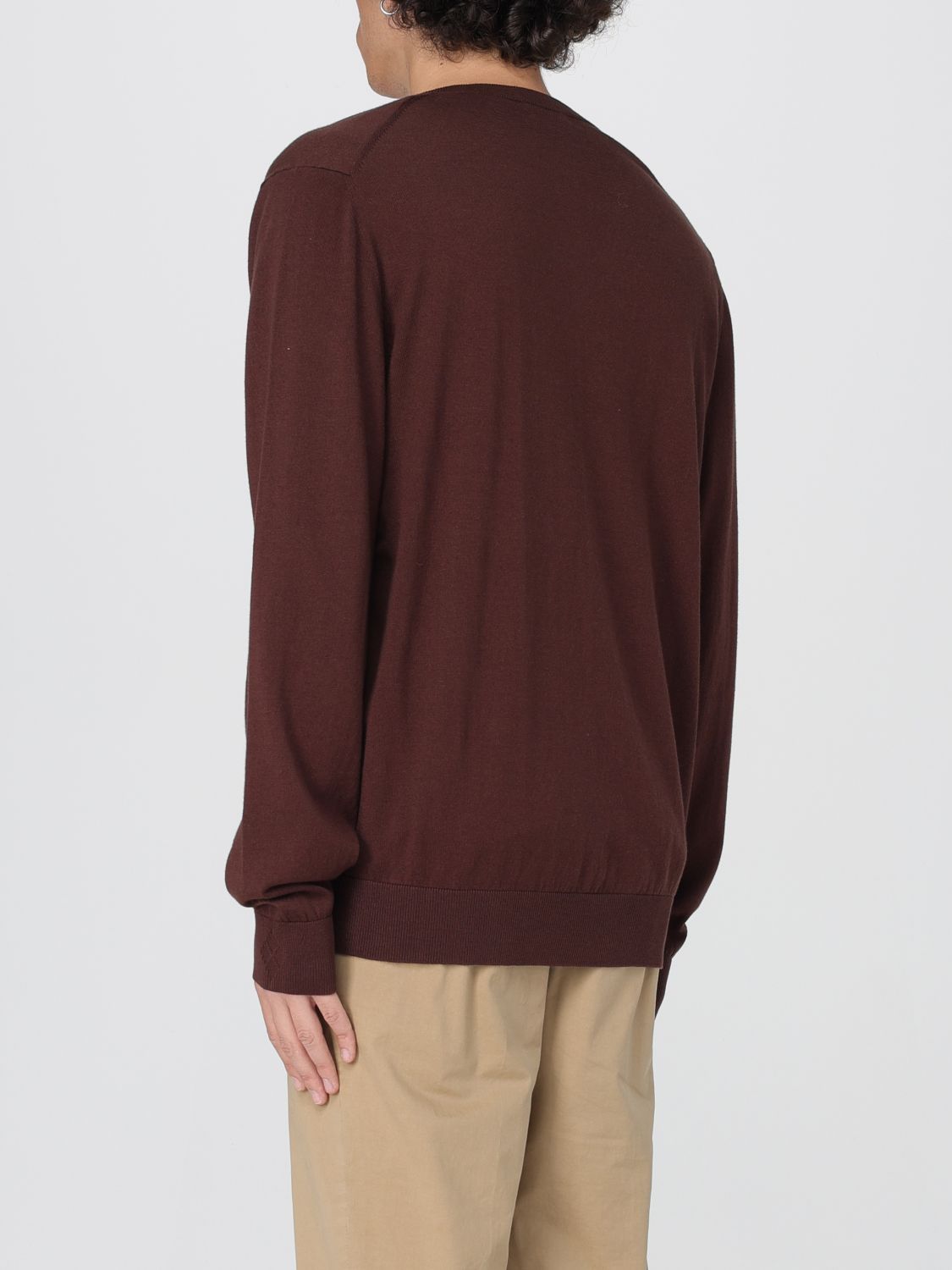 Cardigan BALLANTYNE Men color Brown