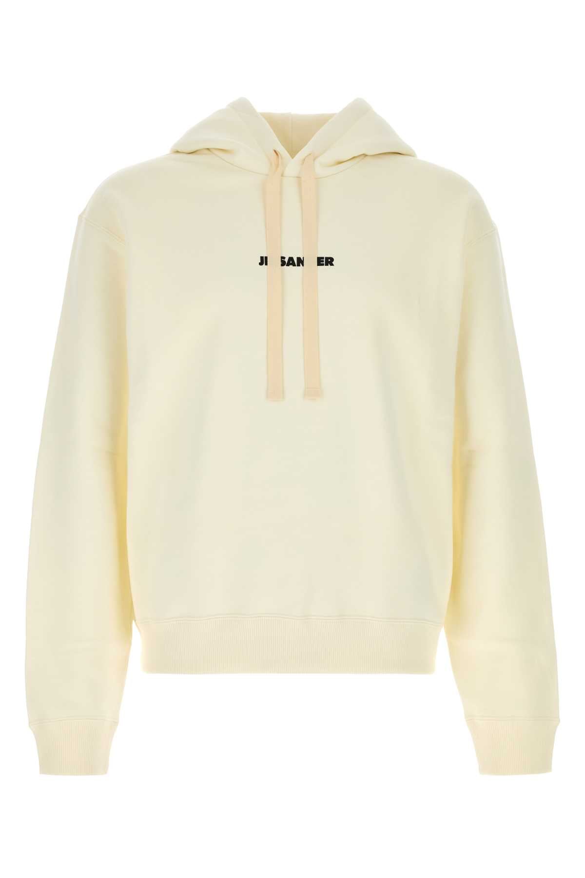 Cotton Hoodie — Beige