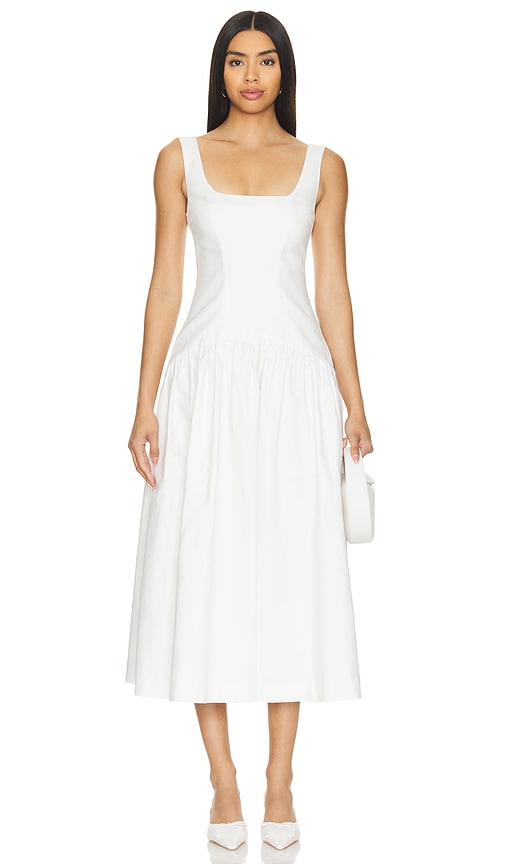 Camila Coelho KLEID LINDA in Ivory. Größe XS. Also in L