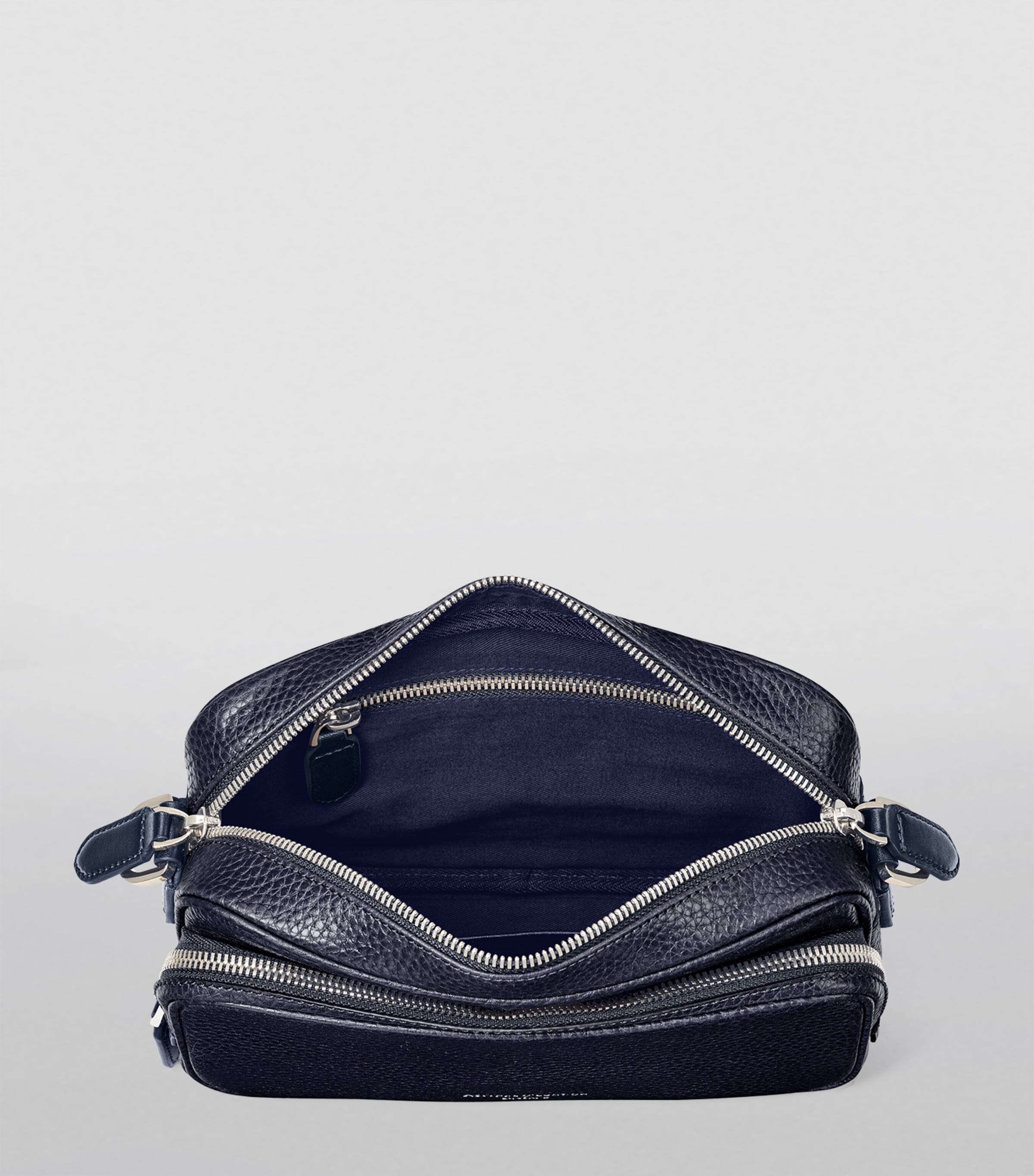 Leather Reporter East West Messenger Bag