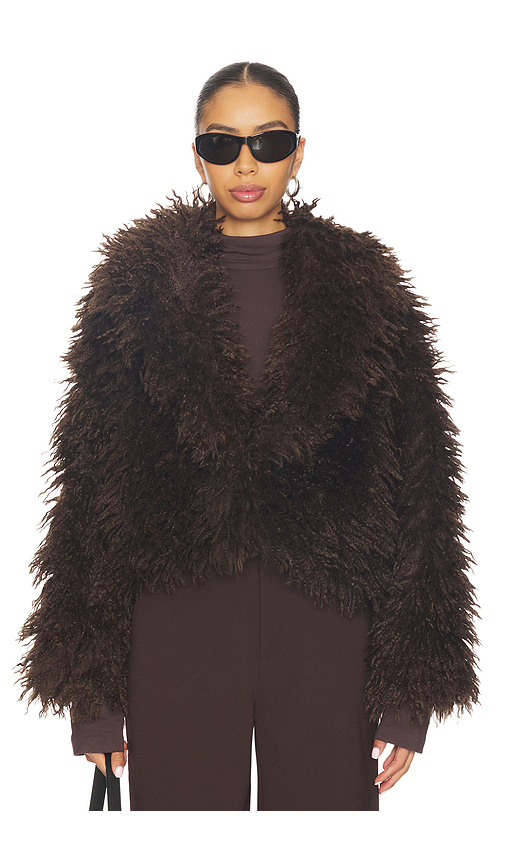 Steve Madden Inaya Coat in Brown. - L also in