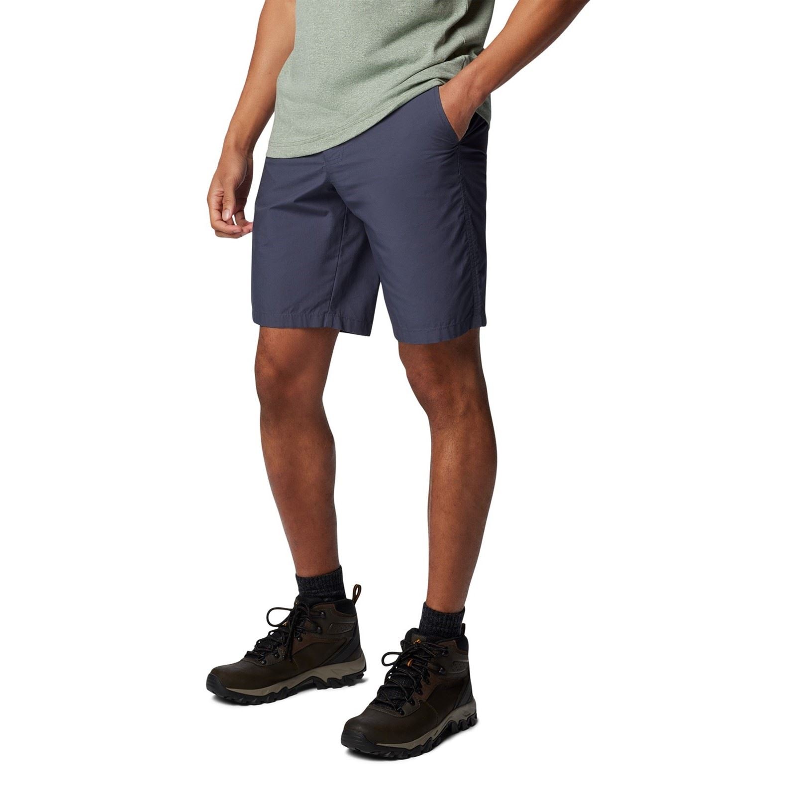 Columbia Washed Out Cotton Men's Blue Knee-Length Short