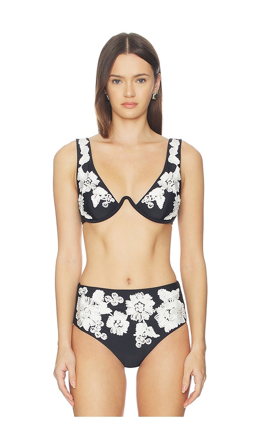 SIMKHAI Rosie Mono Wire Bikini Top in Black. - M also in L