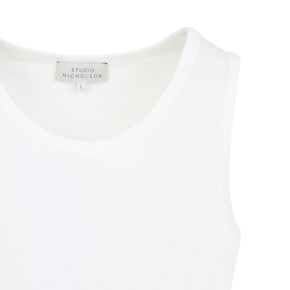 White Crew Neck Tops