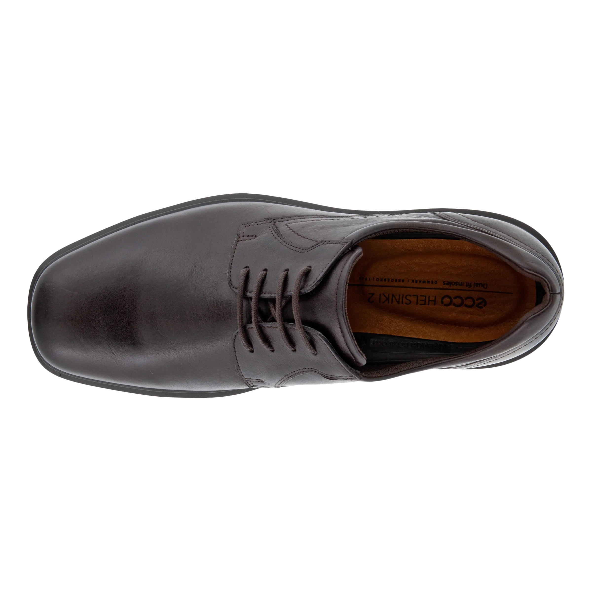 Helsinki 2 - Men's Leather Derby Shoe - Brown