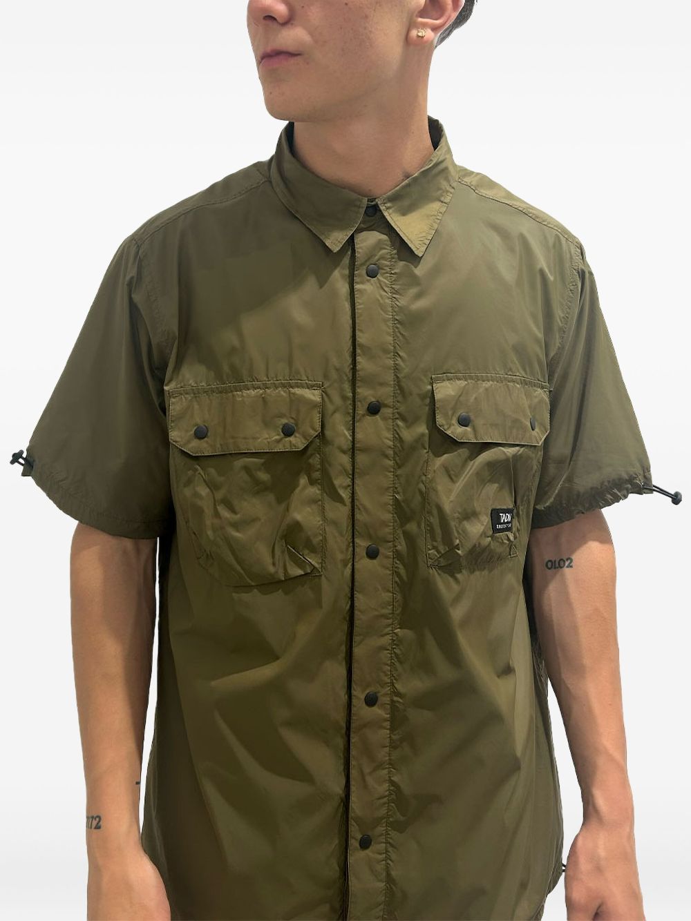 Flap-pocket shirt - Green