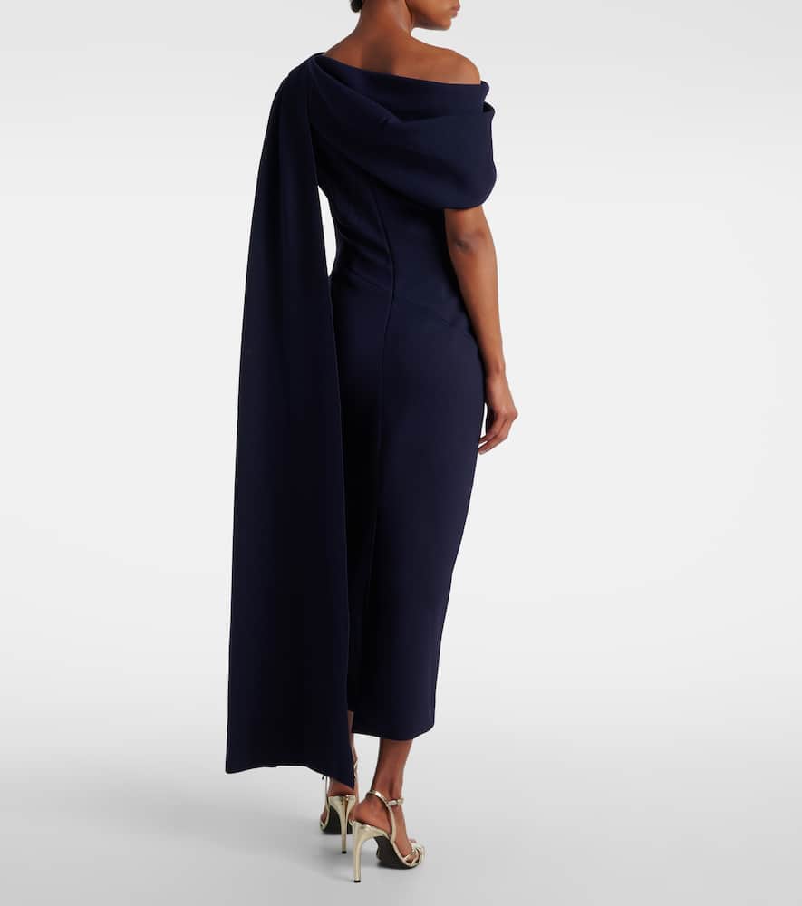Roksanda Maite draped crêpe gown