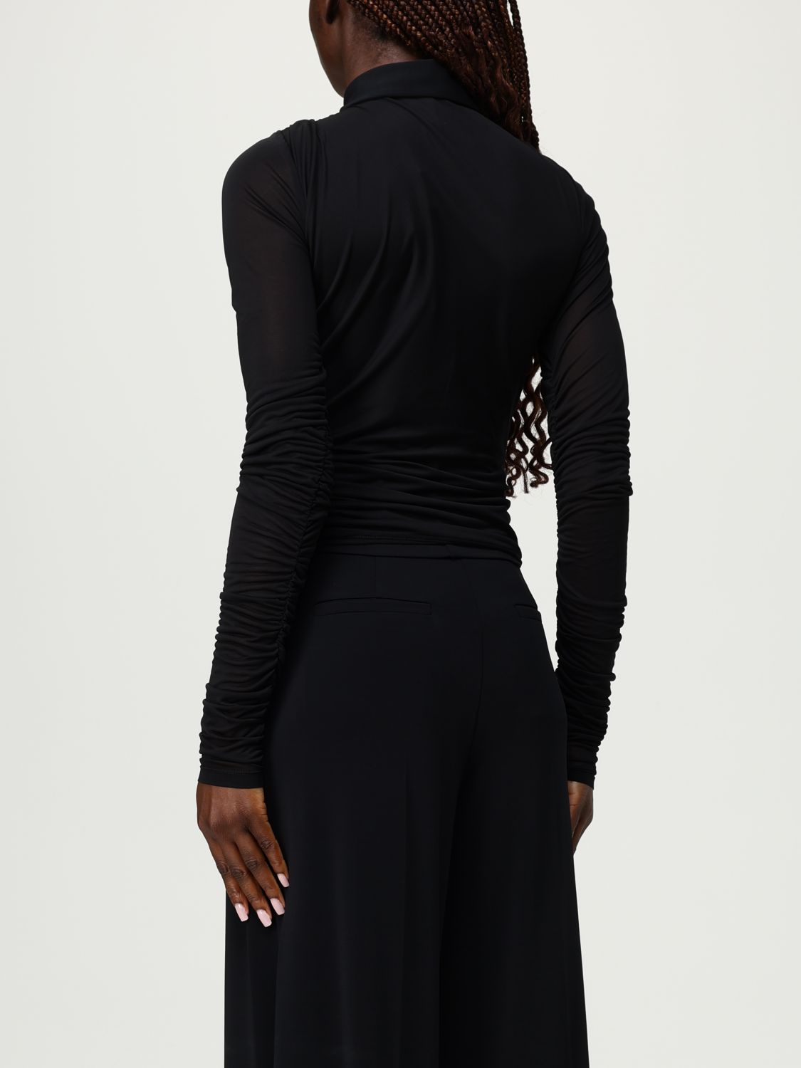 Top Woman color Black