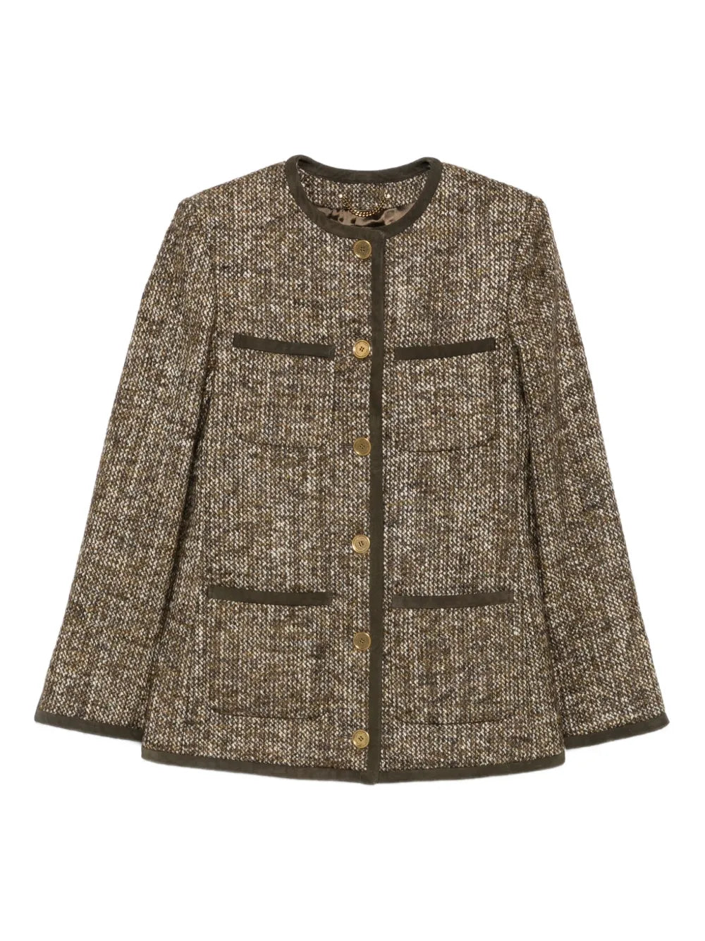 Tweed Jacket — Brown