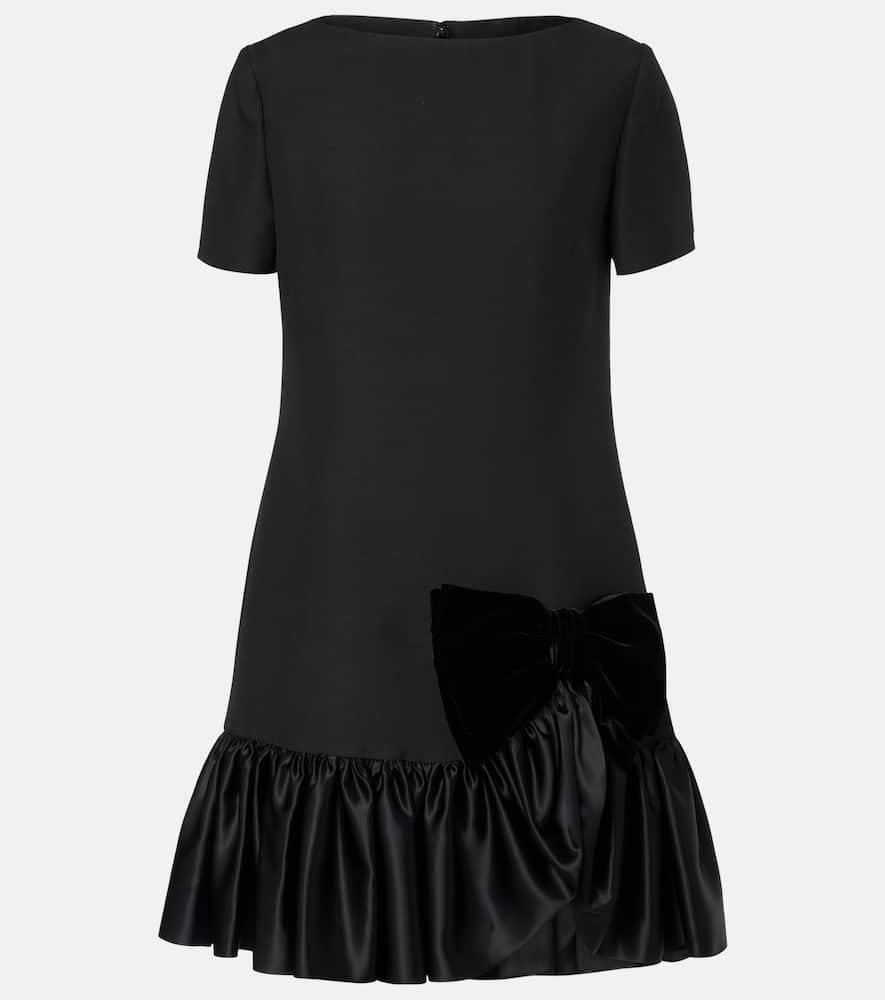 Crepe Couture ruffled minidress