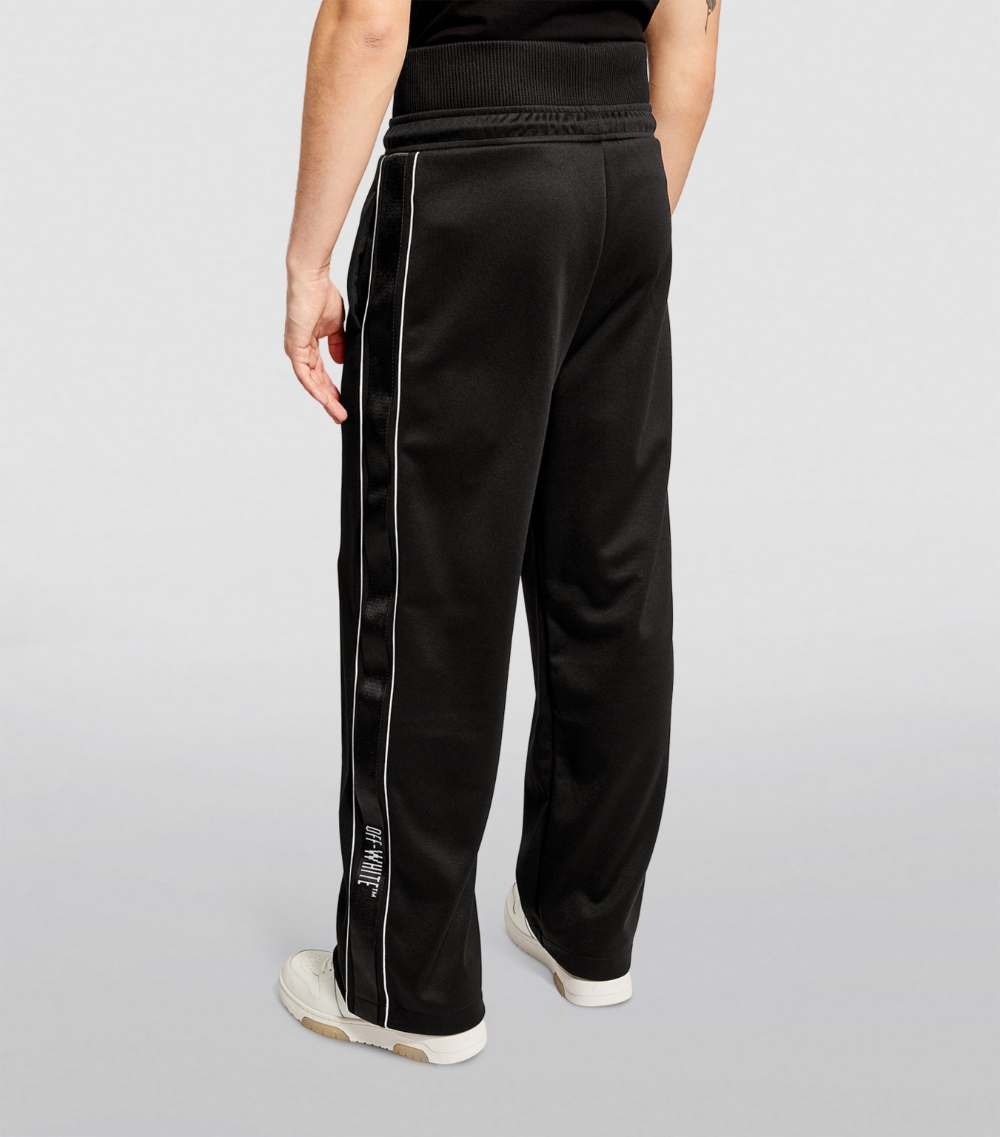 오프화이트 Ribbed-Waist Condenced Sweatpants