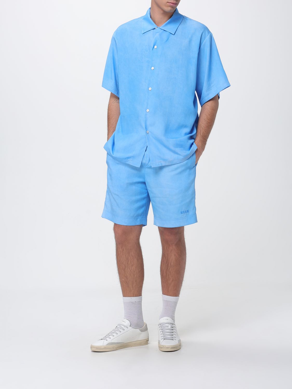 Shirt Men color Blue