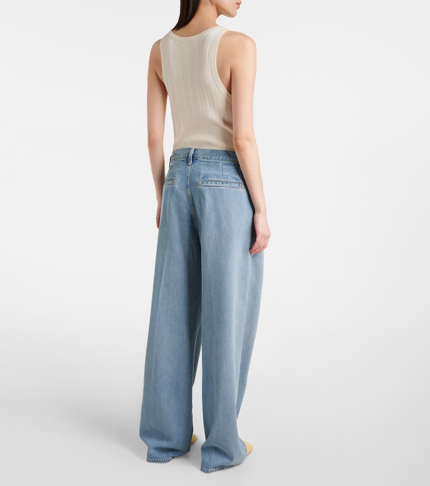 Ayla mid-rise wide-leg jeans