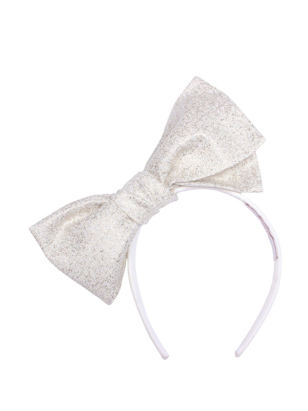 Oversize-bow headband - Gold