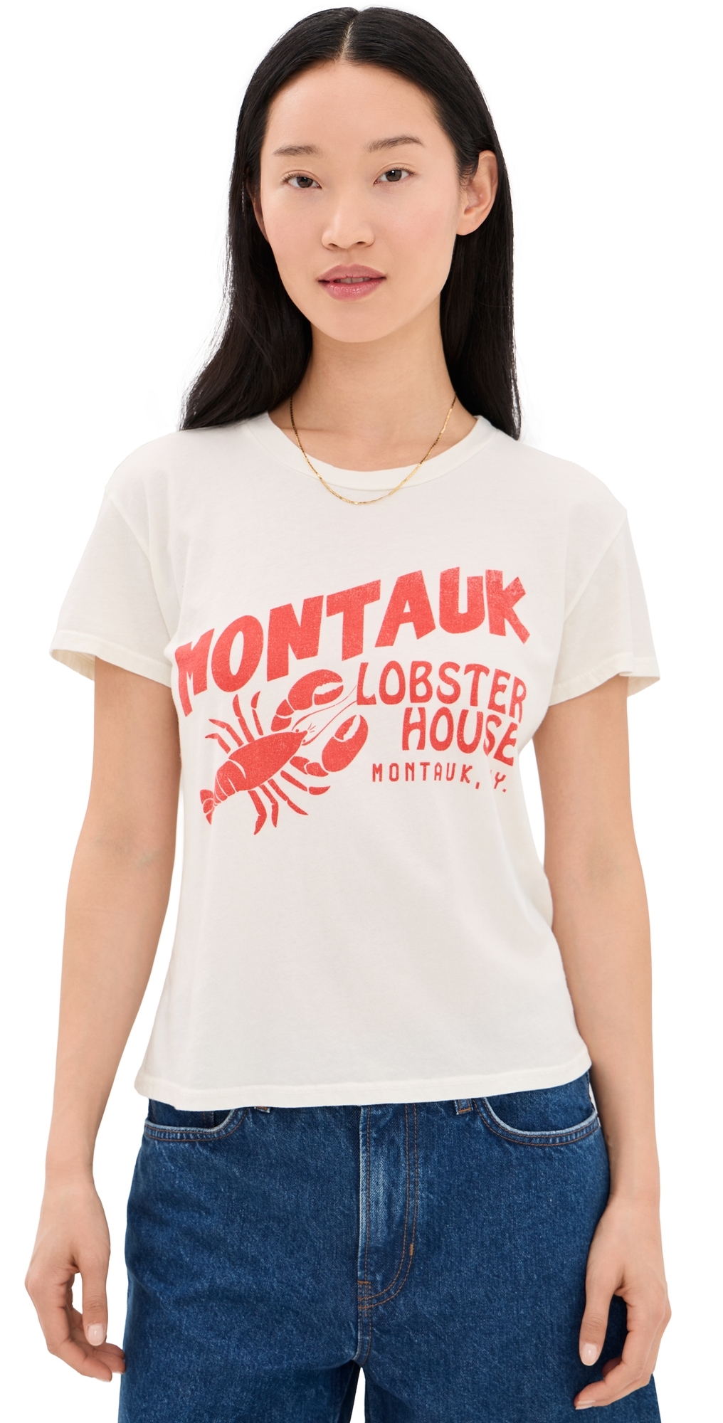 Montauk Lobster House Fitted Tee AWH