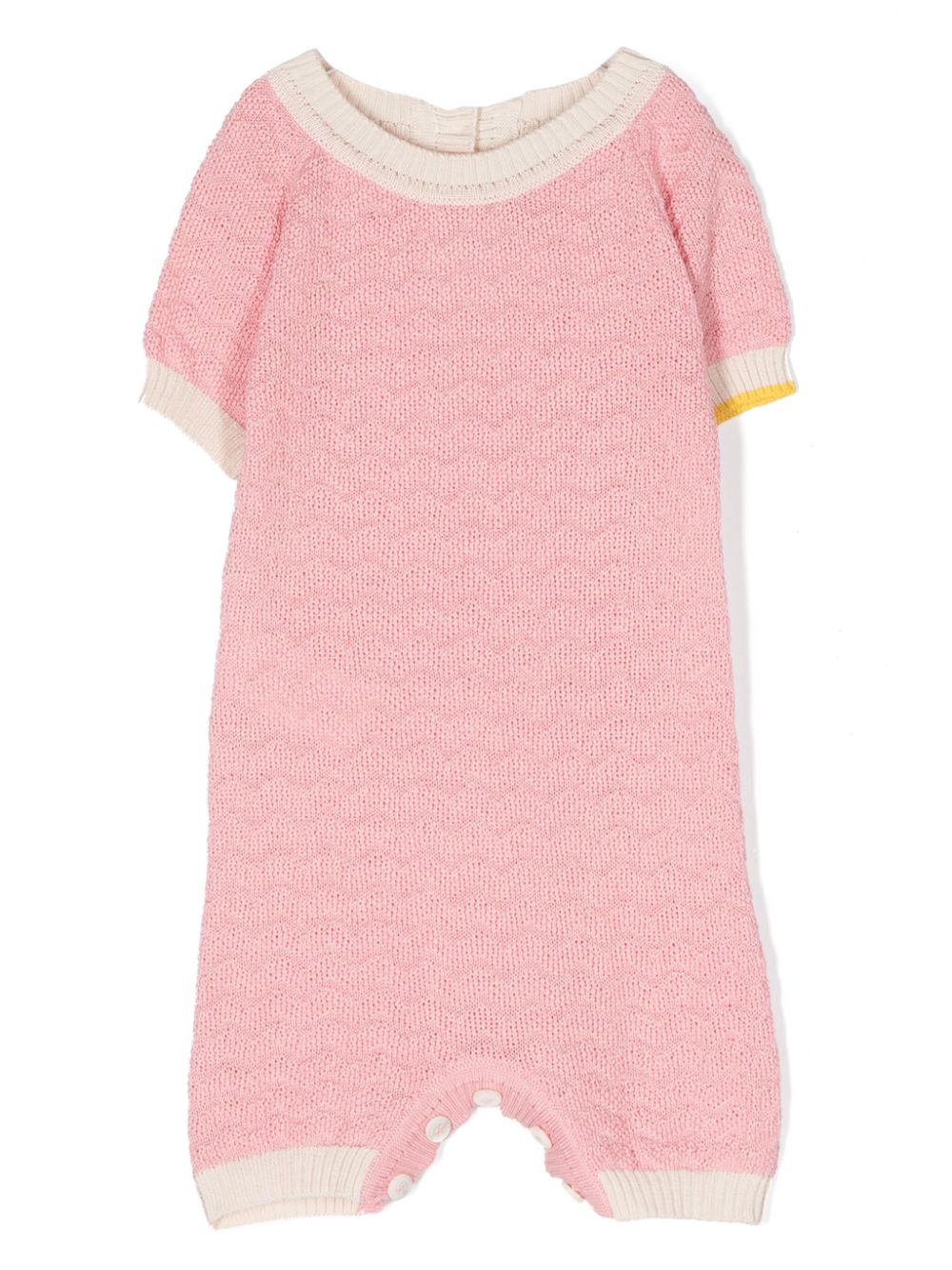 Contrast-trim shorties - Pink