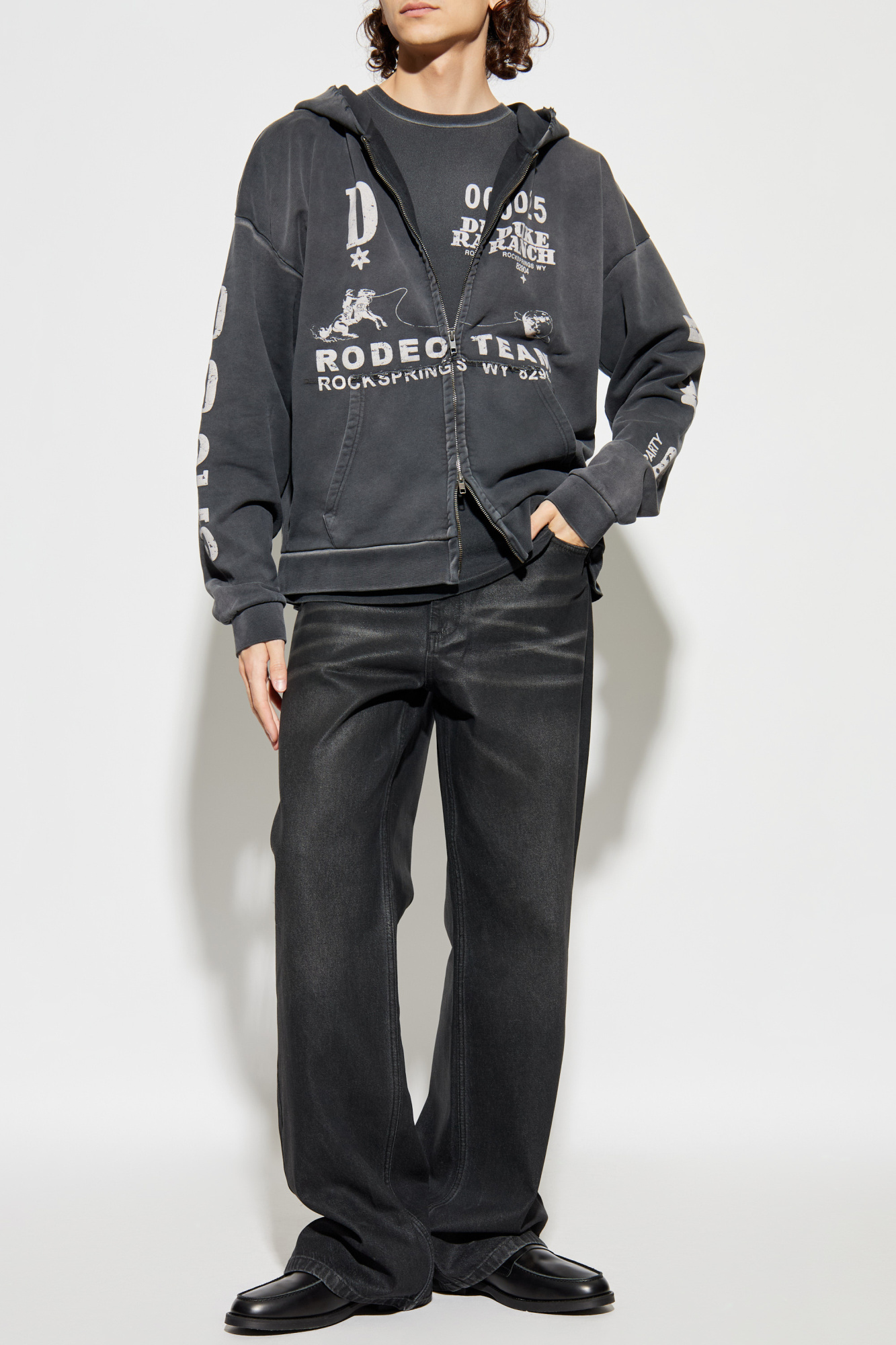 T-shirt With Logo, Men's, Black