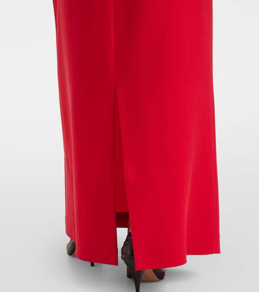 Anselm draped jersey maxi dress