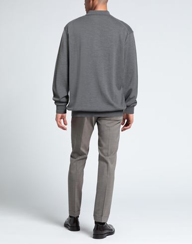 Man Sweater Grey Size 50 Virgin Wool