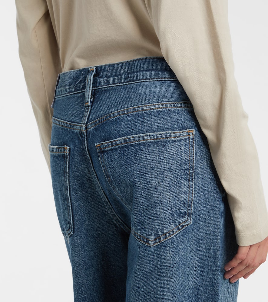 Low Slung Baggy high-rise wide-leg jeans
