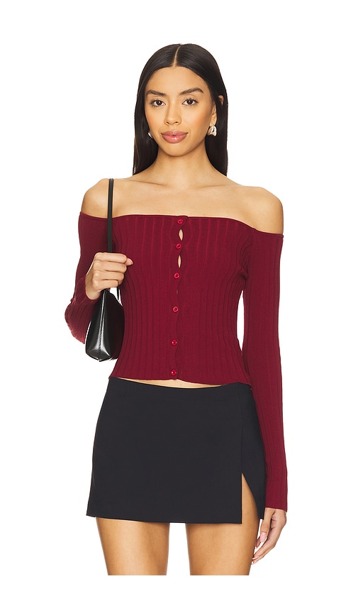 Superdown Calypso Top in Black. - L also in