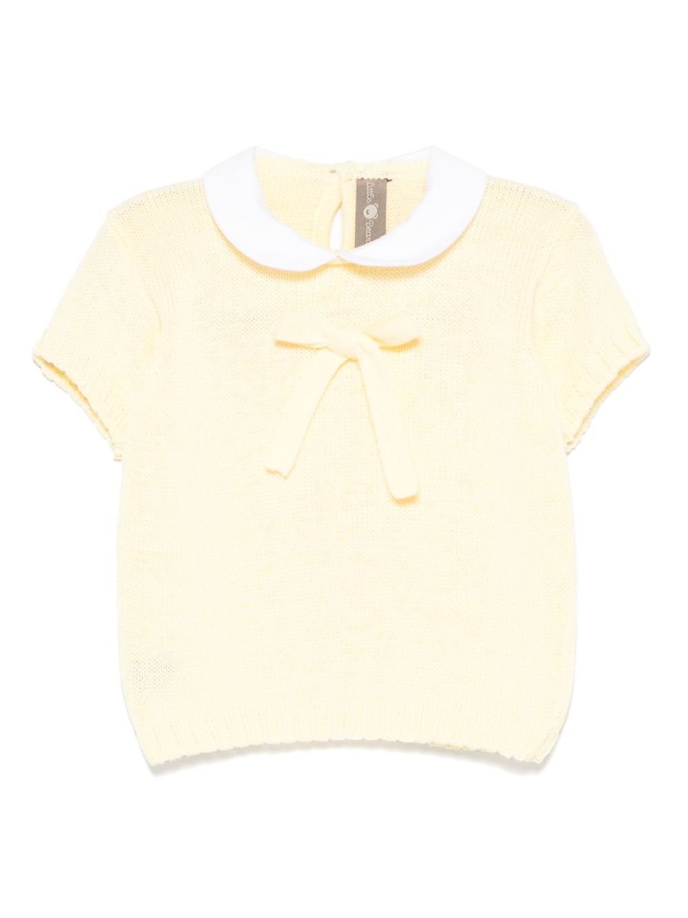Little Bear short-sleeves sweater - Yellow