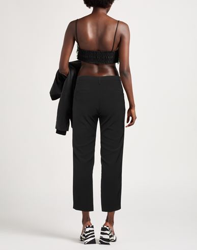Woman Pants Black Size 6 Acetate, Elastane