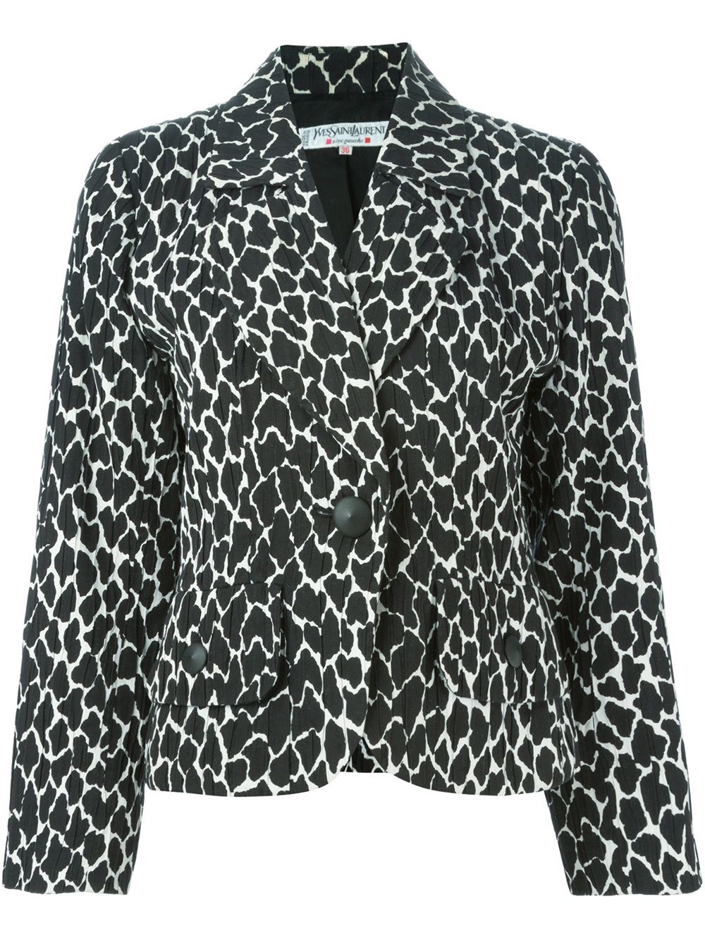 Cropped jacket - Black