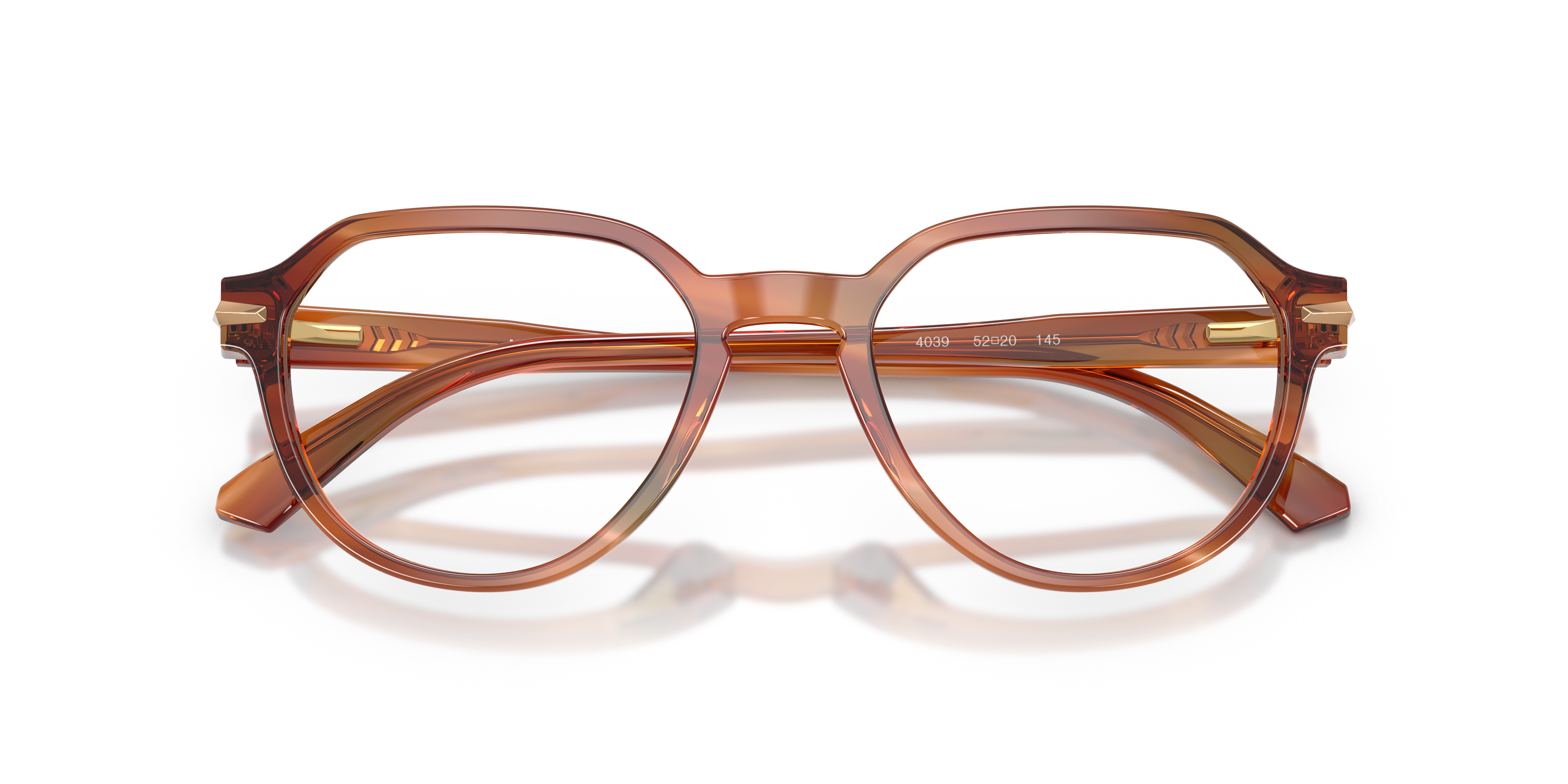 Michael Kors Hombre Michael Kors MK4187U WESTERLY 4039 Monturas ópticas Acetato Marrón Transparente Redonda Norma