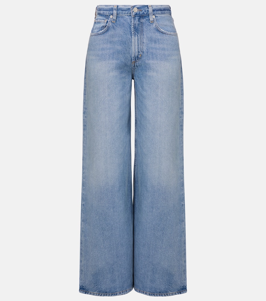 Paloma mid-rise wide-leg jeans