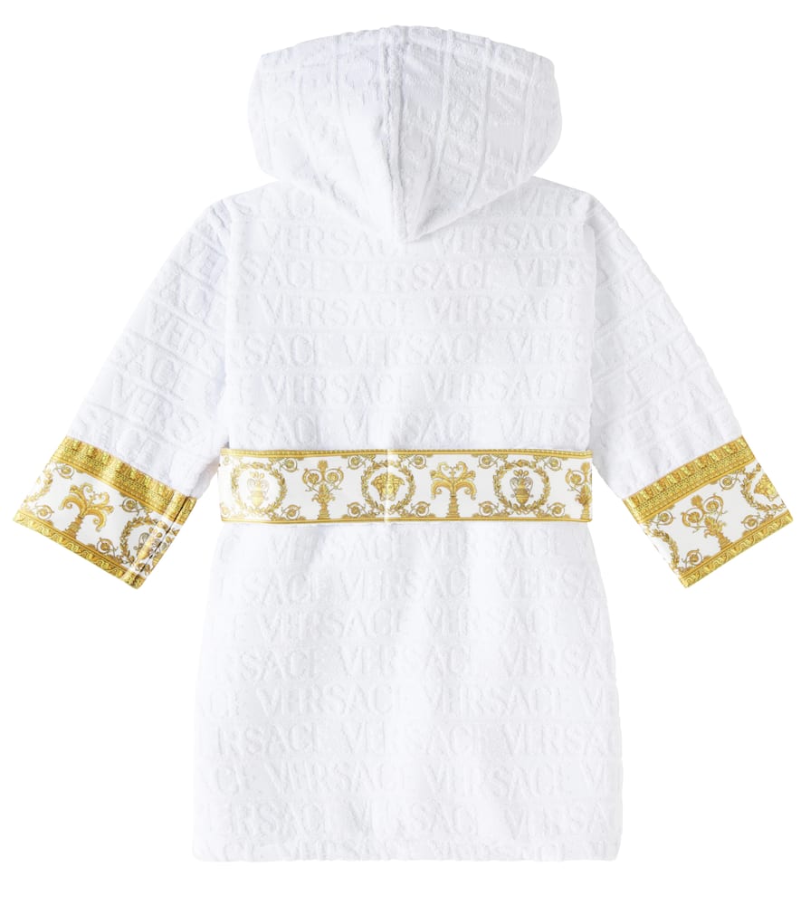 Versace Kids Baroque bathrobe